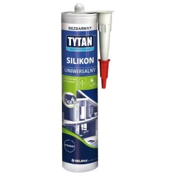 Silikon tytan euro-line 280ml biały