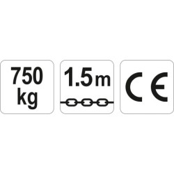 Wciągnik łańcuchowy - dźwigniowy 0.75t