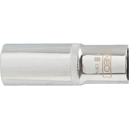 Nasadka długa 6-kątna chromowana 1/2'' 17mm