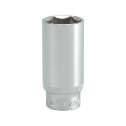 Nasadka długa 6-kątna chromowana 1/2'' 27mm