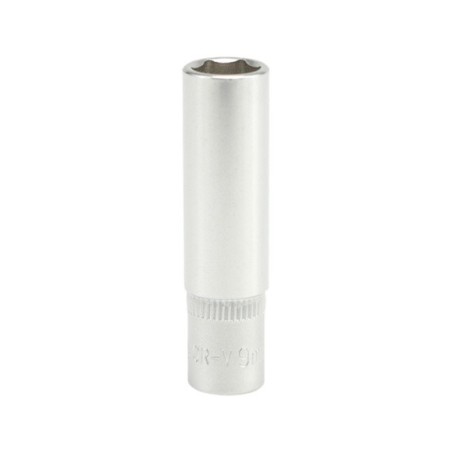 Nasadka długa 6-kątna chromowana 1/4'' 10mm
