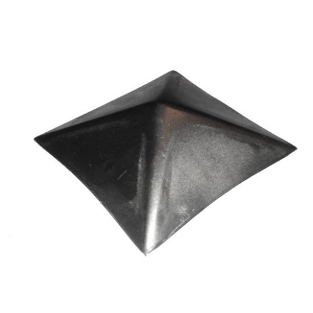 Daszek metalowy na słupek ogrodzeniowy 120x120mm