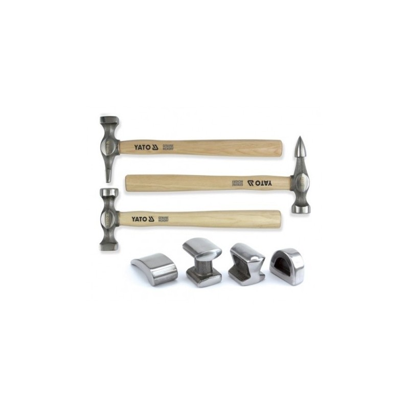 Zestaw blacharski hikorowe trzonki