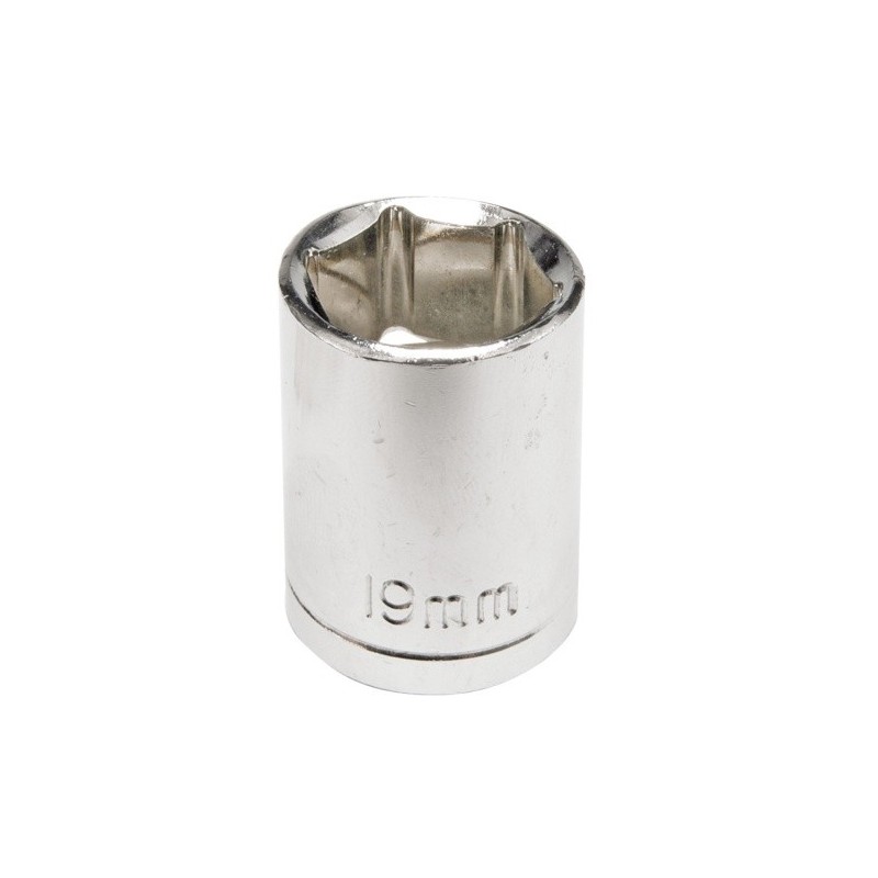 Nasadka krótka 6-kątna chromowana 1/2'' 13mm