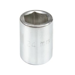 Nasadka krótka 6-kątna chromowana 3/4'' 22mm