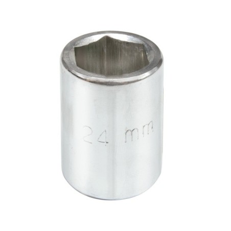 Nasadka krótka 6-kątna chromowana 3/4'' 24mm