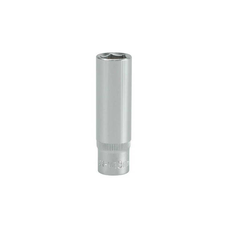 Nasadka długa 6-kątna chromowana 3/8'' 13mm