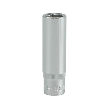 Nasadka długa 6-kątna chromowana 3/8'' 13mm