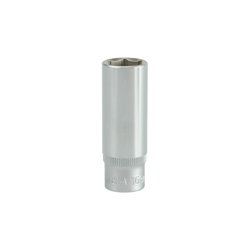 Nasadka długa 6-kątna chromowana 3/8'' 16mm