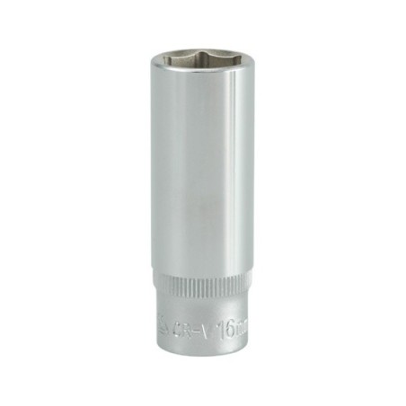 Nasadka długa 6-kątna chromowana 3/8'' 16mm