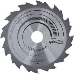 Piła tarczowa h speedline 190x2,6x30z12
