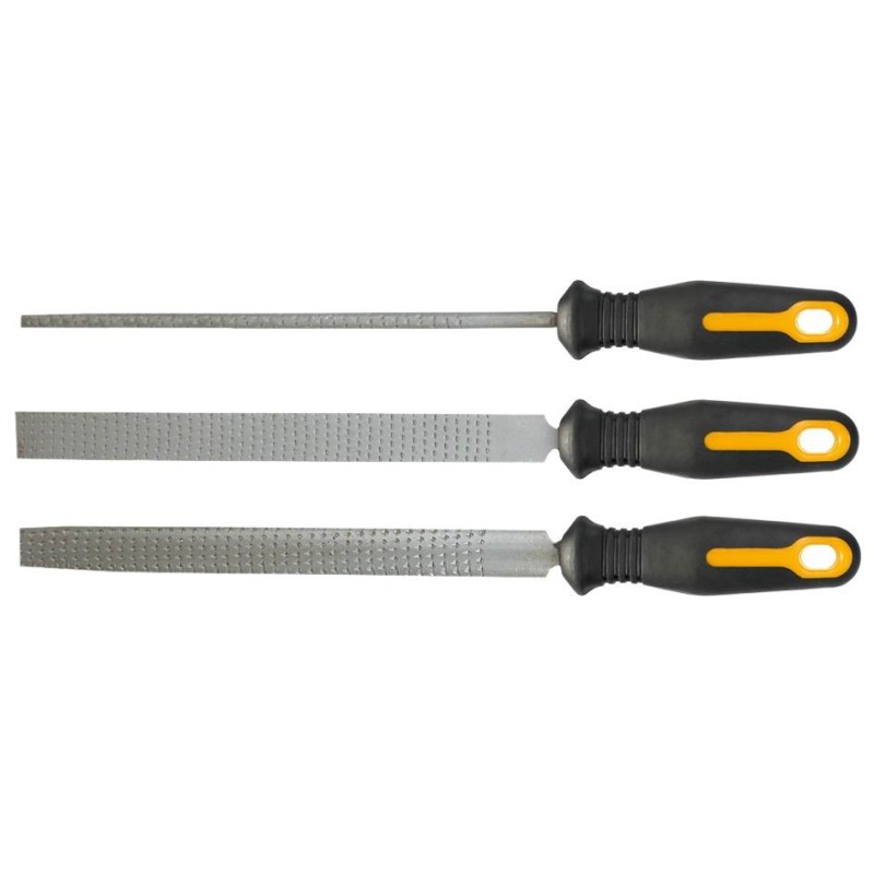 Pilniki do drewna komplet 3-sztukowy 200mm