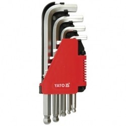 Klucze hex kulka zestaw 10-częściowy 2,0--12m