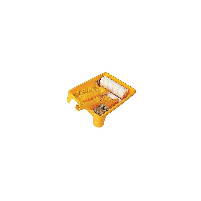 Wałek gepard 10cm + 18cm + pędzel 50mm + kuweta 24x32cm