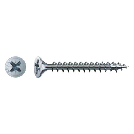 Wkręt do drewna ocynk biały 4.0x35mm wirox mini (200)