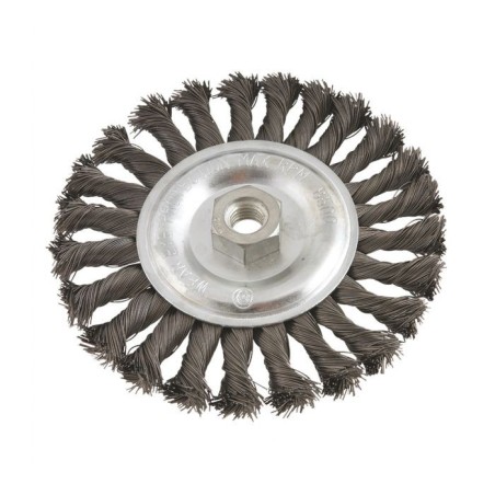 Szczotka tarczowa m-14 splatana drut stalowy 150mm