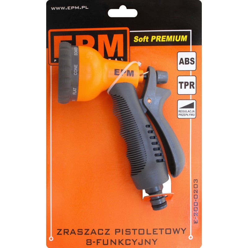 Zraszacz pistoletowy 8-funkcyjny