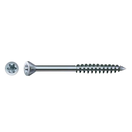 Wkręt do podłóg ocynk biały tx 3.5x35mm mały łeb