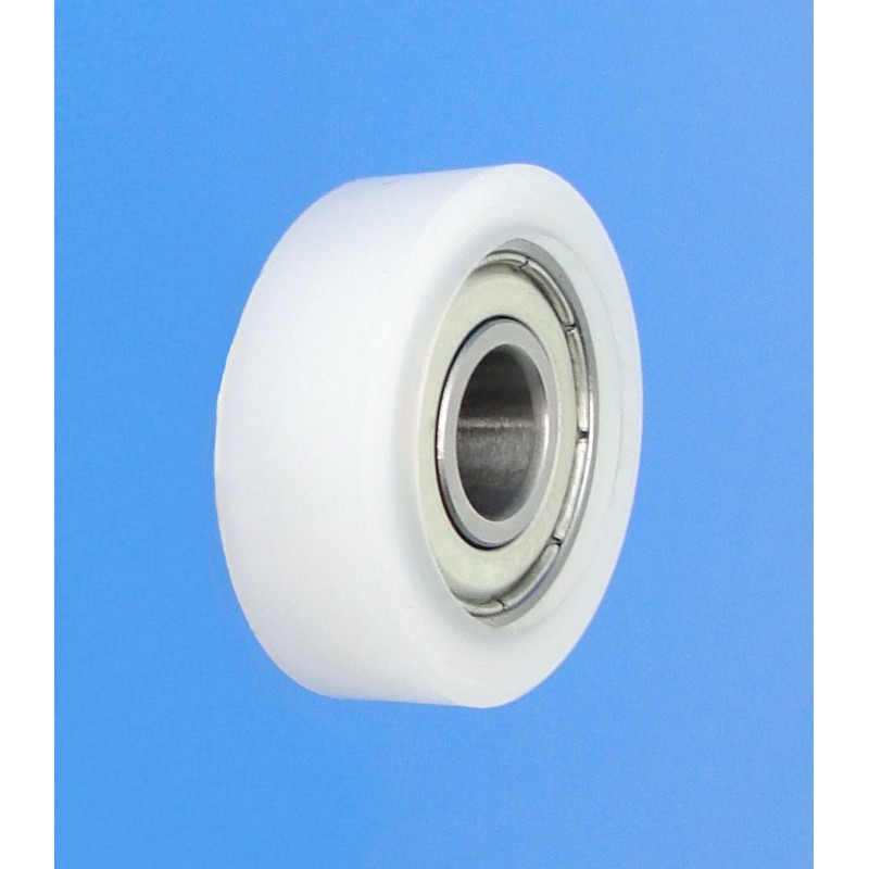 Rolka z tworzywa 25mm łożyskowana r-25