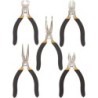 Szczypce precyzyjne komplet 5 sztuk 125mm