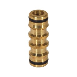 Łącznik dwójnik mosiężny 1/2''