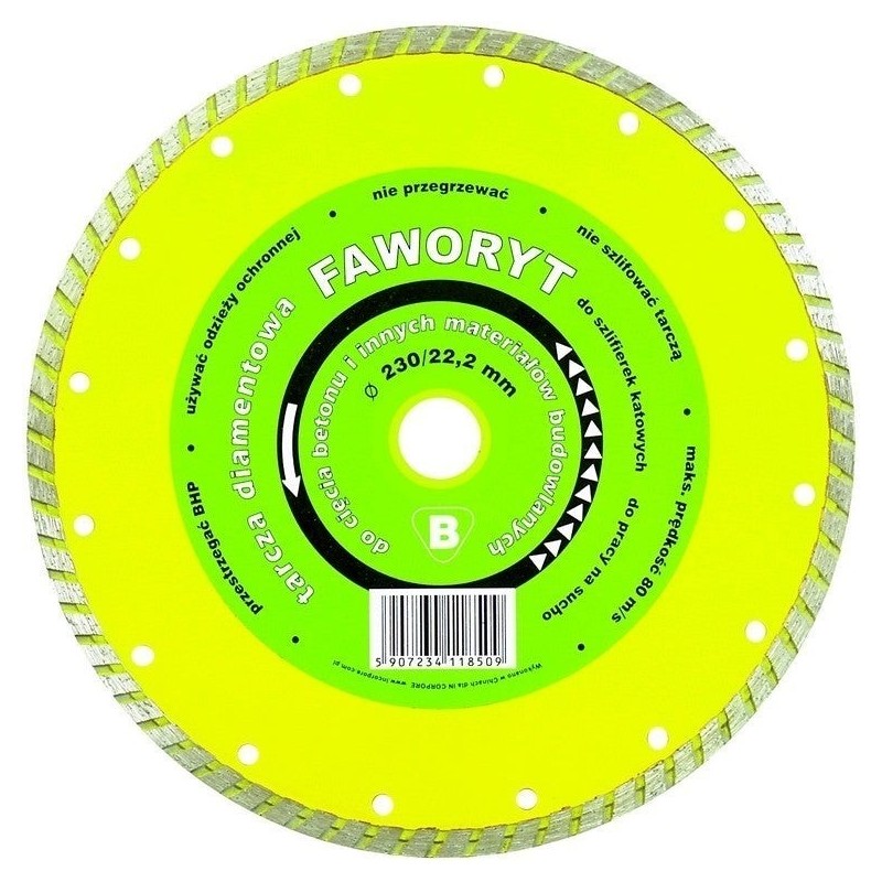 Tarcza diamentowa turbo faworyt 125mm