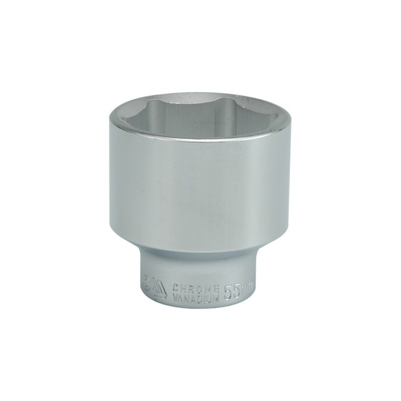 Nasadka krótka chromowana 6-kątna 3/4'' 55mm