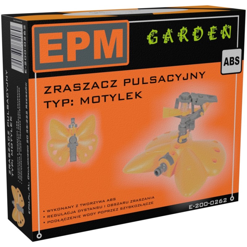Zraszacz pulsacyjny typ motylek