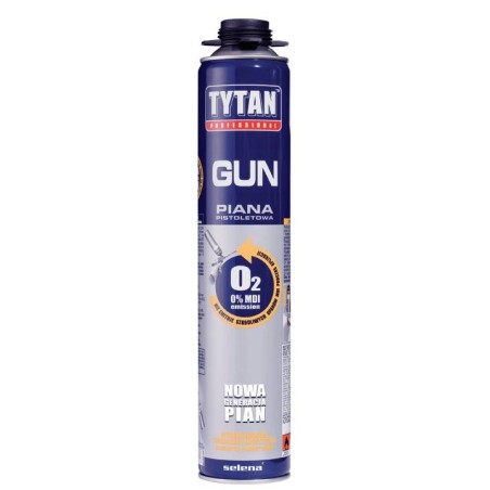 Pianka pistoletowa tytan professional 750ml o2
