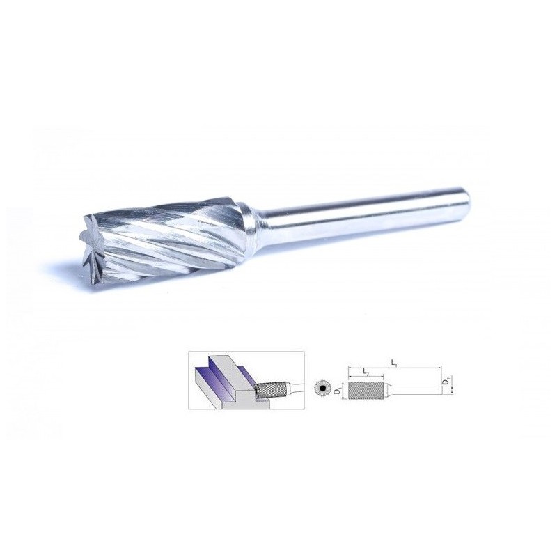 Frez palcowy 6mm b1225/cb