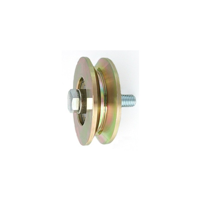Rolka metalowa 79mm łożyskowana, na teownik rjt-79-22