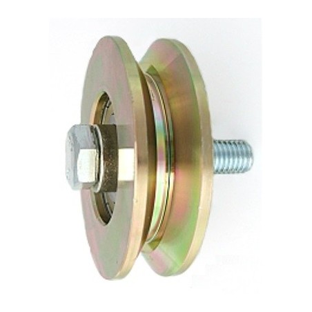 Rolka metalowa 79mm łożyskowana, na teownik rjt-79-22
