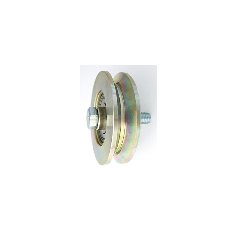 Rolka metalowa 89mm łożyskowana, na teownik rjt-89-22