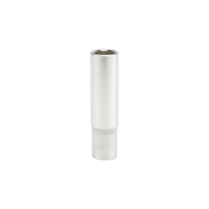Nasadka długa 6-kątna chromowana 1/4'' 13mm