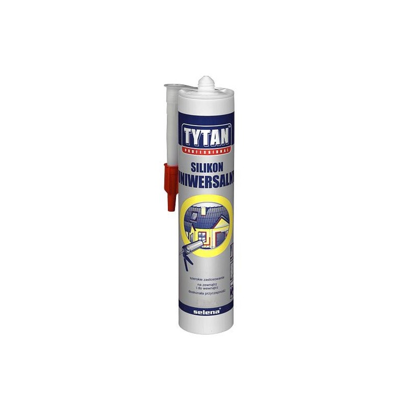 Silikon idealne uszczelnienie tytan 280ml biały