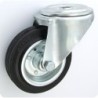 Koło metal-guma 100mm obudowa z otworem 17