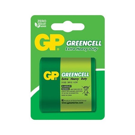 Bateria płaska greencell 4.5v 3r12