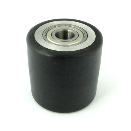 Rolka alu-guma 80x80mm łożyskowana do paleciaka rag-80-80