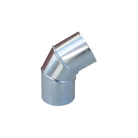 Kolano lutowane ocynkowane 110mm