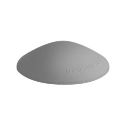 Odbojnik drzwiowy plastikowy fi 50mm , h 12mm brązowy