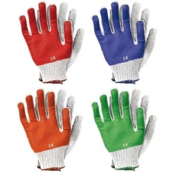 Rękawice ogrodnicze reis czerwone