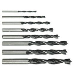 Wiertła do drewna 3-10mm 8 sztuk