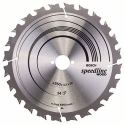Piła tarczowa t speedline wood 250x3.2x30/z24