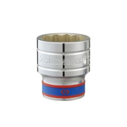 Nasadka krótka 12-kątna chromowana 1/2'' 33mm