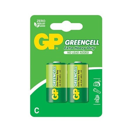 Bateria greencell 1.5v r14 2 sztuki