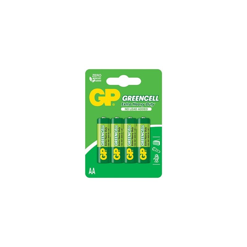Bateria greencell 1.5v r6 4 sztuki