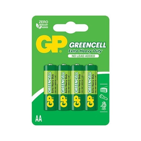 Bateria greencell 1.5v r6 4 sztuki