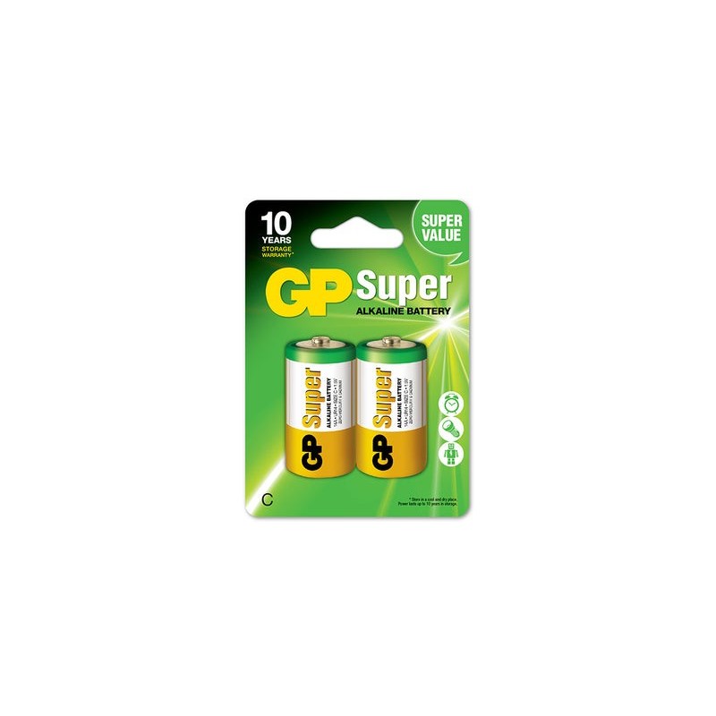 Bateria super alkaline lr14 1.5v 2 sztuki