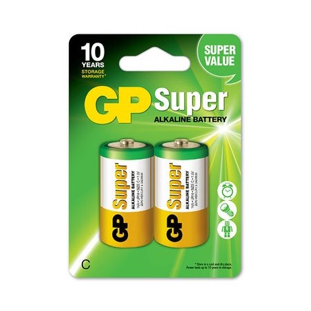 Bateria super alkaline lr14 1.5v 2 sztuki