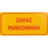 Tablica mała 10x20cm zakaz parkowania